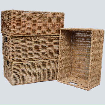 Square Woven Storage Baskets